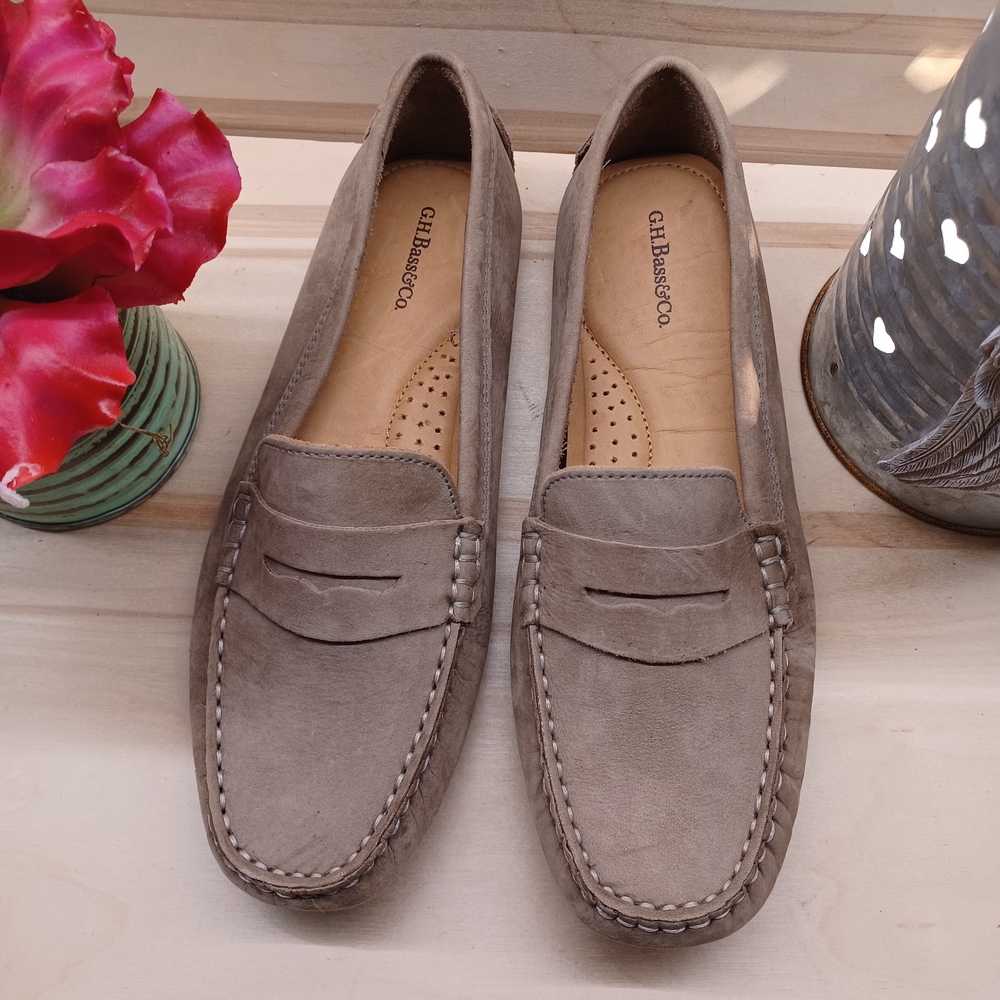 G.H. Bass & Co. Tan Moccasins for Women